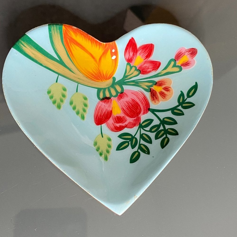 Sundance Catalog  Hearts Abloom Trinket Dish NEW